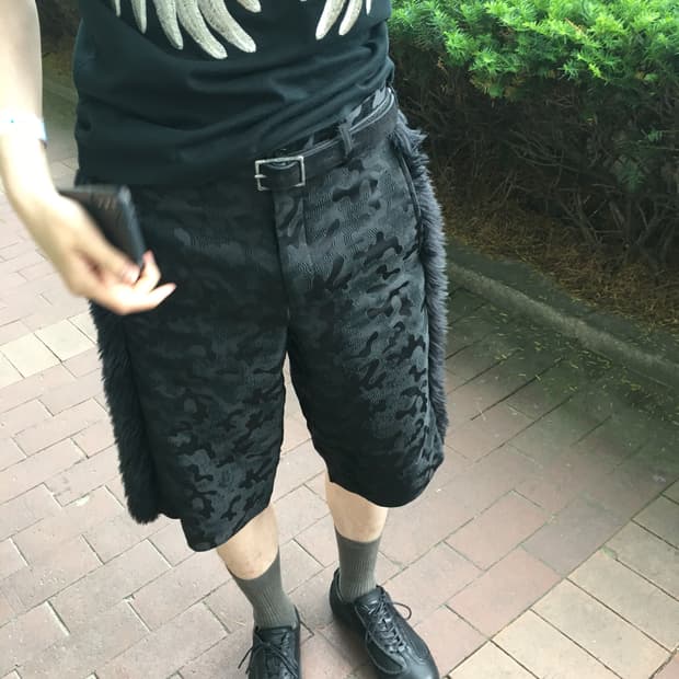 꼼데가르송 옴므 플러스 카모 퍼 쇼츠