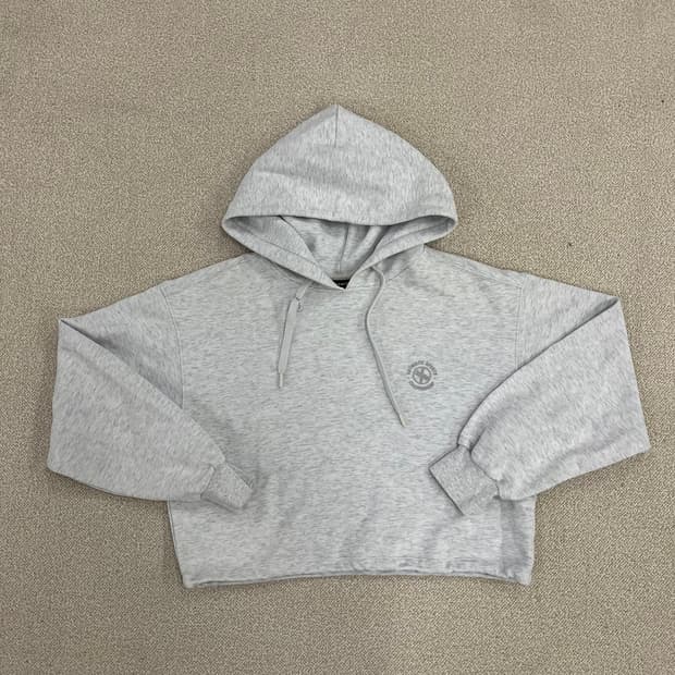 실측확인 젝시믹스 여성 크롭 후드티 0126M