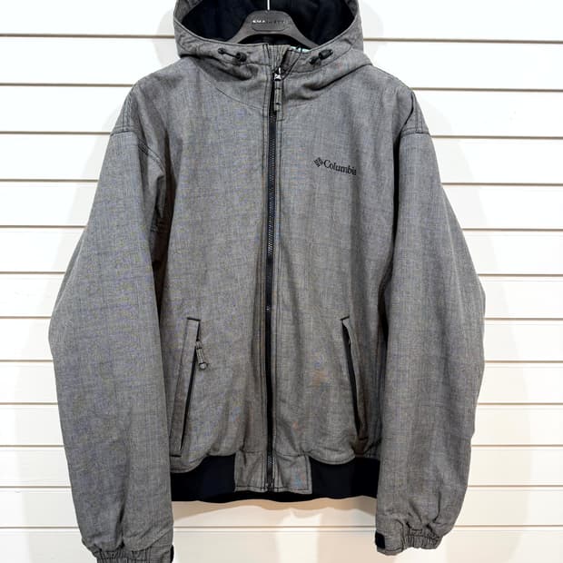 Columbia 체크 후드 점퍼