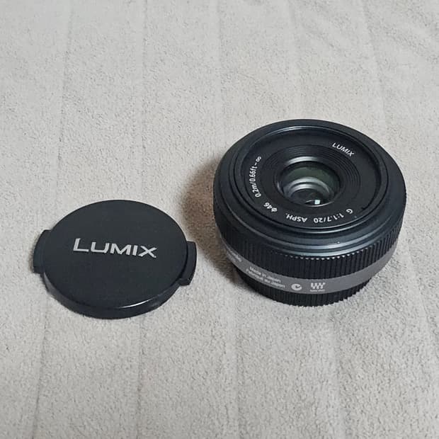 파나소닉 루믹스 20mm F1.7 II 팬케이크 렌즈