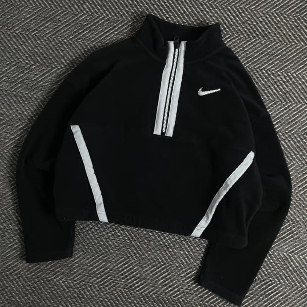 나이키 신형 우먼스 크롭 플리스 아노락y 3225