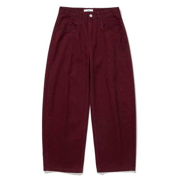 [M] 밀로 아카이브 리플렉트 커브드 팬츠 버건디