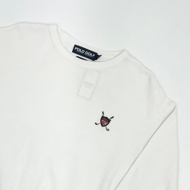 폴로 골프 코튼 니트