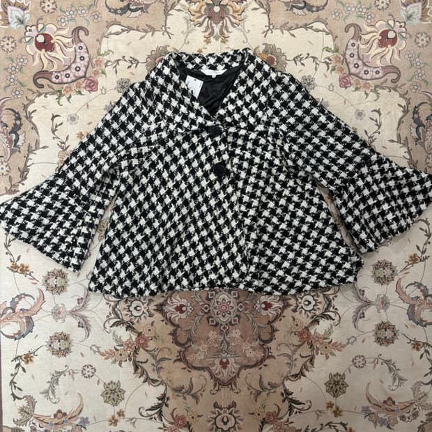 vtg 하운드투스 트위드 자켓