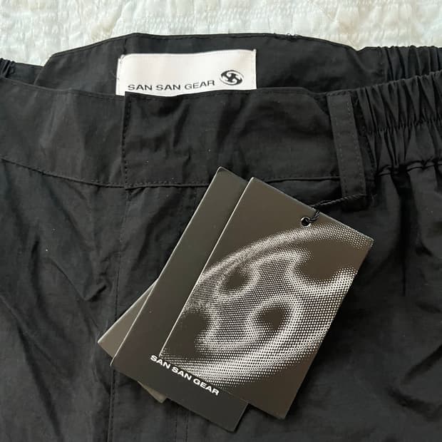 산산기어 지퍼팬츠 sansan gear