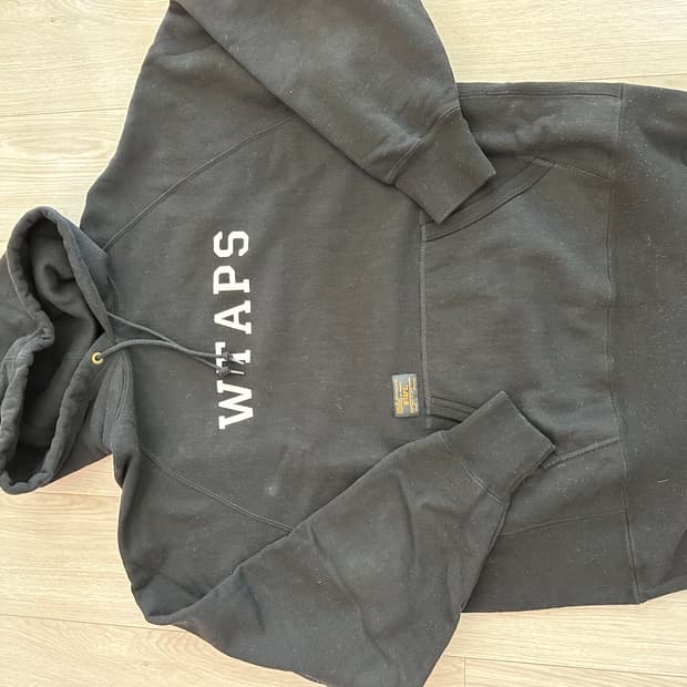 17 wtaps 더블탭스 디자인 후드 xl