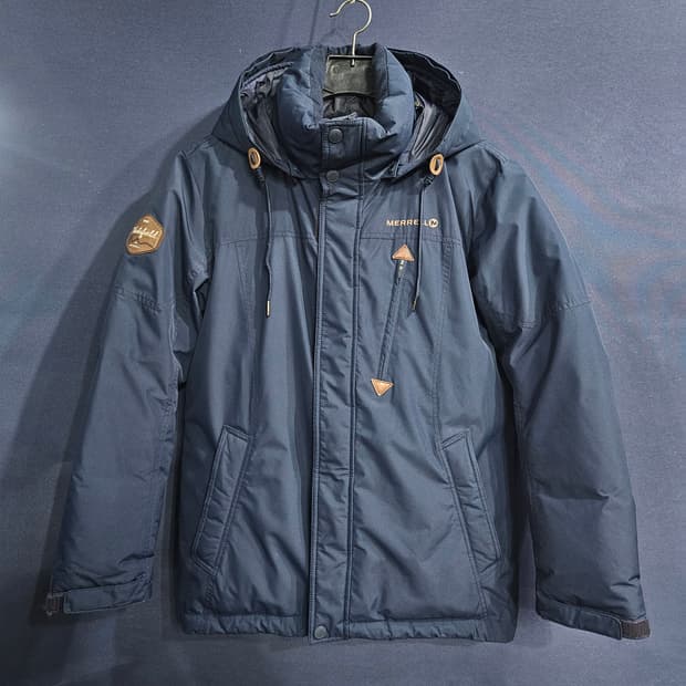 머렐 네이비컬러 남성 95 덕다운 패딩 