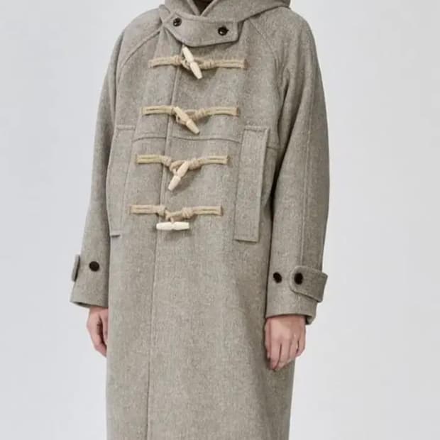 마리떼프랑소와저버 후디 롱 더플 코트