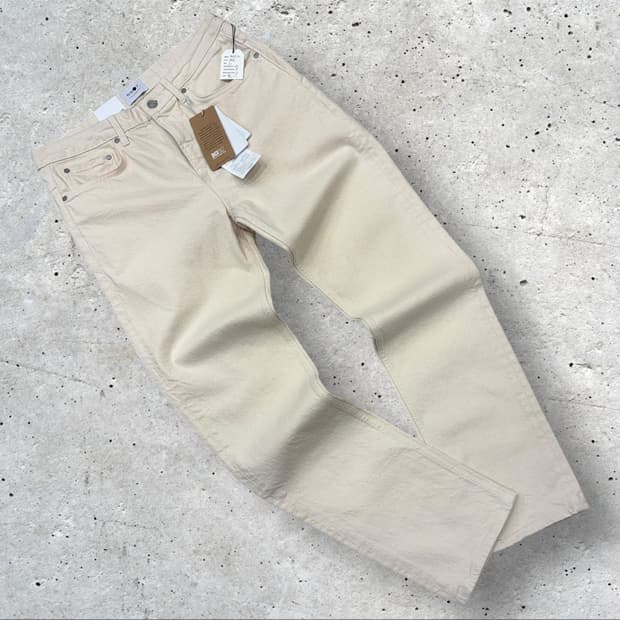 [33x32] NN07 아이보리 데님 팬츠 새상품 D15
