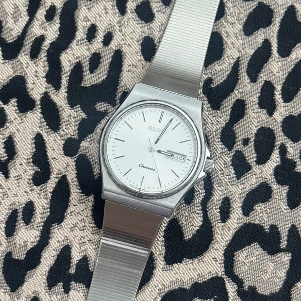 80s 빈티지 세이코 크로노스 쿼츠