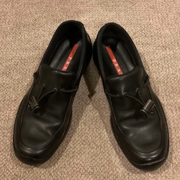 빈티지 프라다 스포츠 토글 로퍼 37(235~240) 