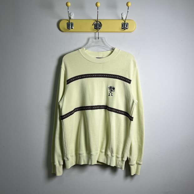 스투시 퍼시픽 웨빙 테리 크루 맨투맨 XS