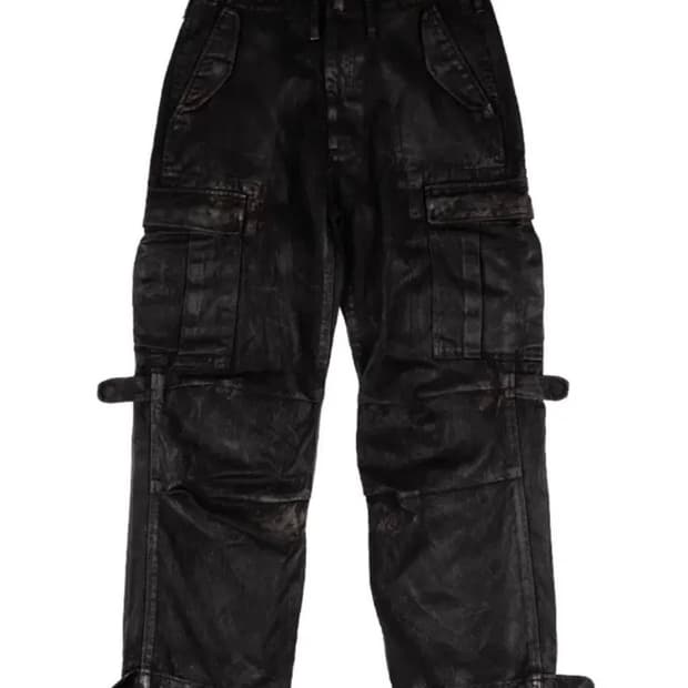 제노리포트 왁스 코팅 카고 팬츠