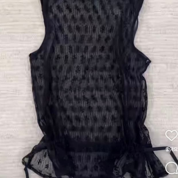 오츠빈티지 시스루 슬리브리스