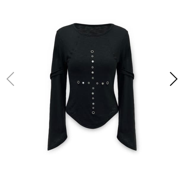 Buy) 0104 patch rivet rong sleeve 롱슬리브