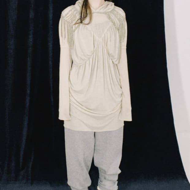 샵페어리 셔링 후드티