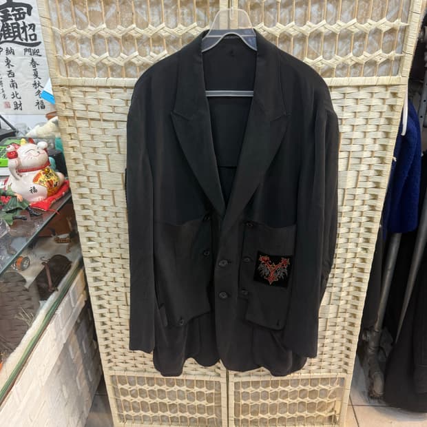 4/105-110/21ss 정품 요지야마모토 자수패치 자켓 팝니다