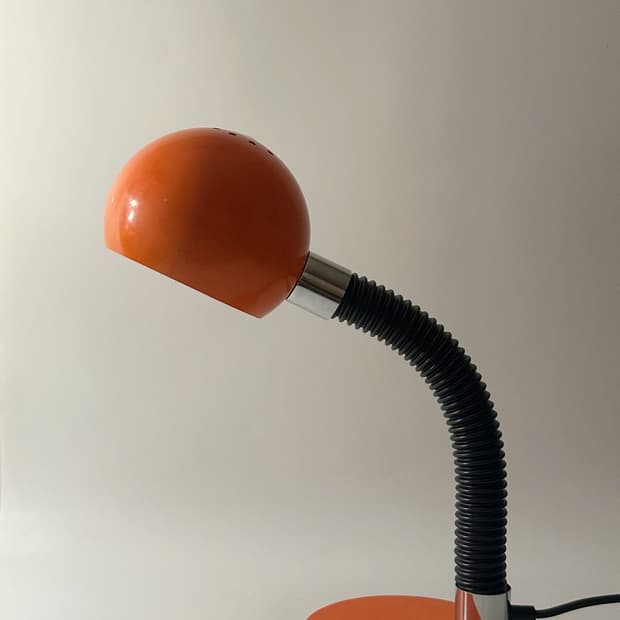 80’s 독일 스페이스 에이지 빈티지 테이블 구스넥 조명 미드센츄리