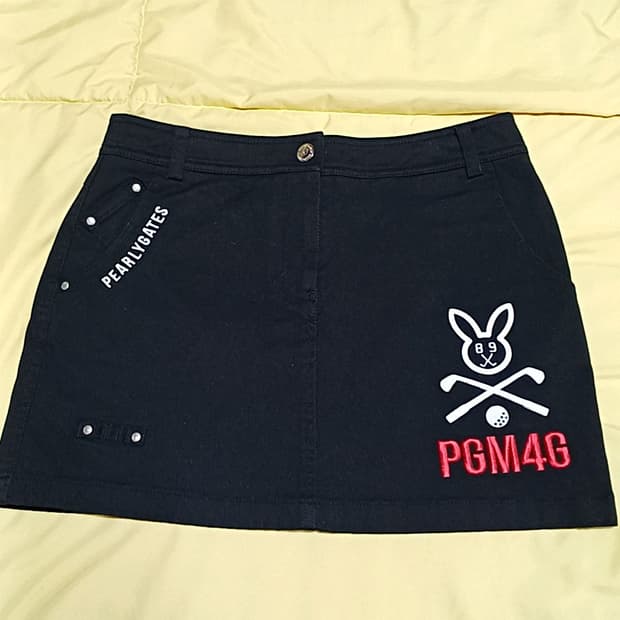 파리게이츠 블랙데님 골프스커트 28인치 기장34