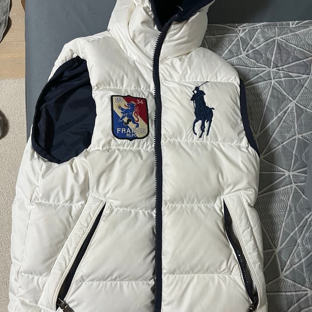 폴로 빅포니 프랑스 패딩 조끼