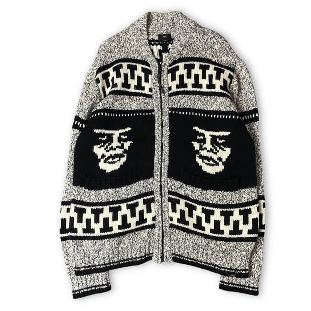 오베이 코위찬 긴팔 니트 가디건 XL