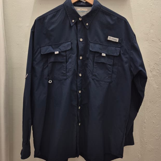 콜롬비아 PFG 바하마 롱슬리브 셔츠