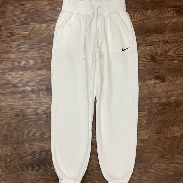 나이키 화이트 스웻 조거 팬츠