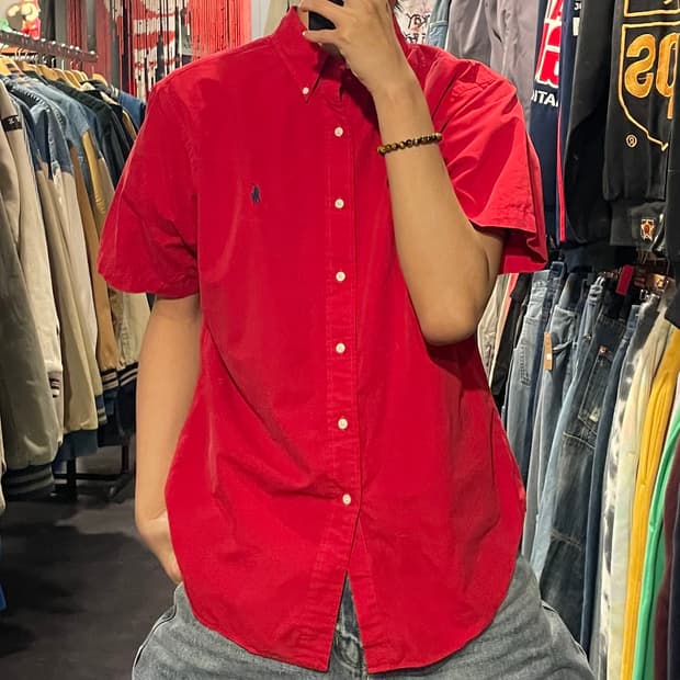 [IM] Polo 폴로 레드 반팔셔츠