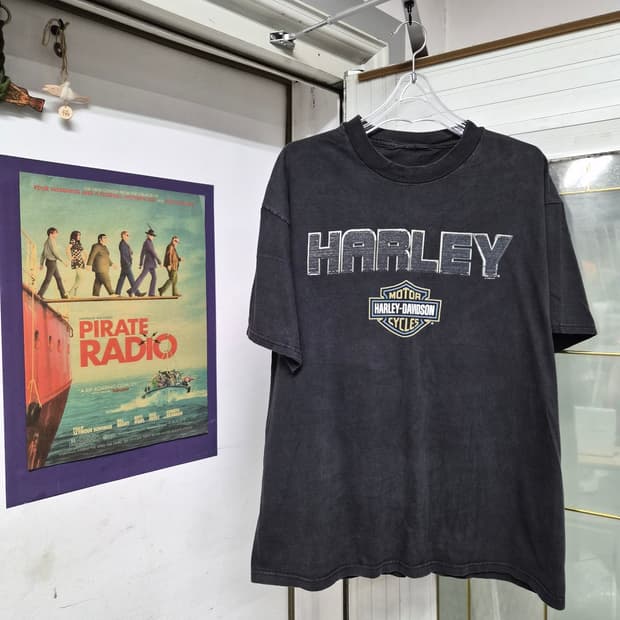 90s Harley Davidson Boise, Idaho 반팔티