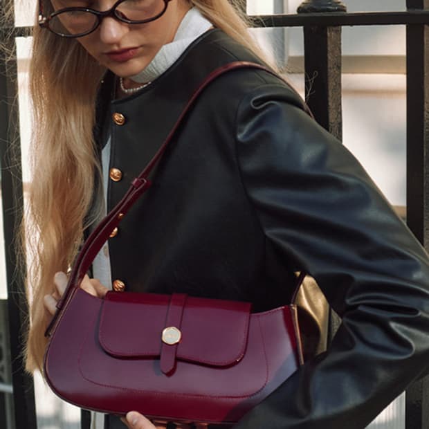 [새상품] 르메메 삭비뉴 Sac Vigne BlackCherry 숄더백