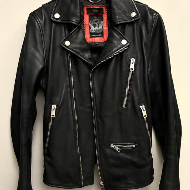(M)DIESEL 디젤 컬렉션 바이커 램스킨 레더 라이더자켓 가죽자켓