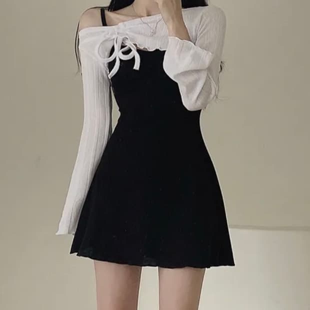 볼레로+원피스 set 새상품