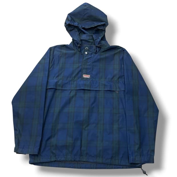 Stussy 타탄 체크 아노락 바람막이