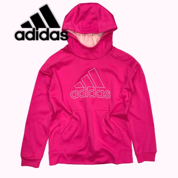 pink logo sporty hood t-shirt