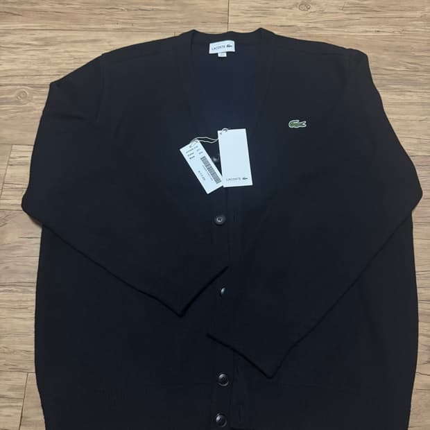 [6] 라코스테 방모 가디건 블랙 AH460E-53N
