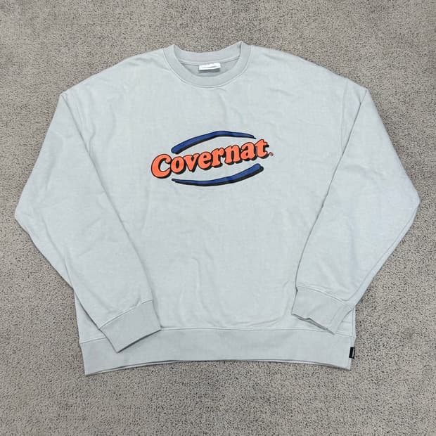 (M) 커버낫 로고 프린팅 맨투맨