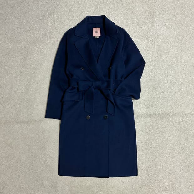 쥬시쥬디 울캐시미어 핸드메이드 벨티드 코트