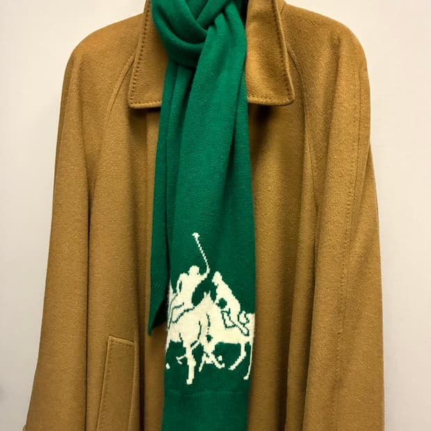 POLO 폴로랄프로렌 캐시미어 램스울 빅포니 머플러(폴로목도리)