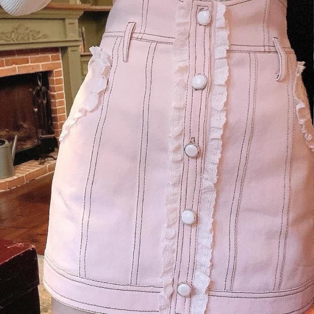 bobon21 보봉21 로리타 빈티지 발레코어 치마