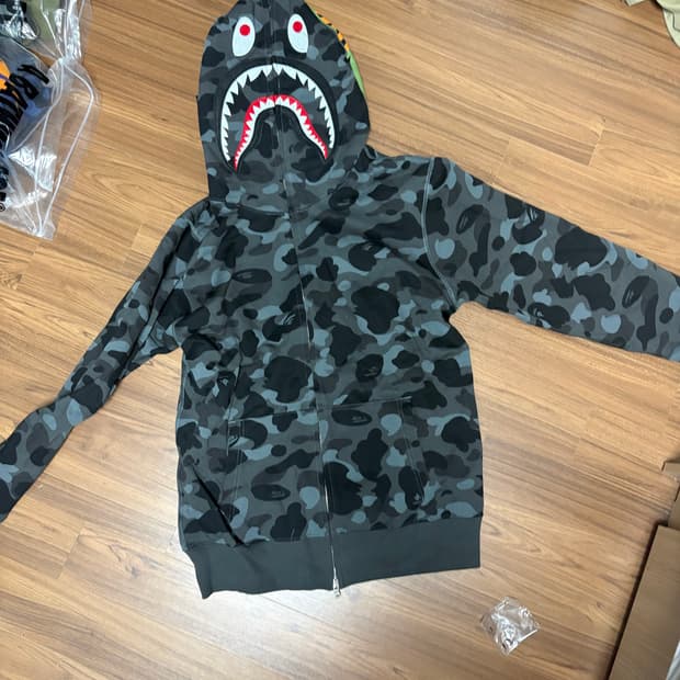 베이프 샤크후드 흑계 새상품