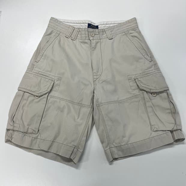 [32] 폴로 랄프로렌 카고 코튼 반바지 베이지