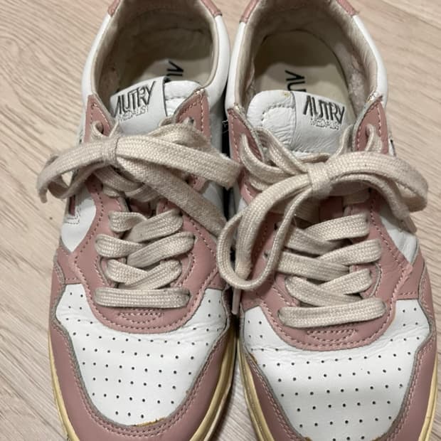 Autry 오트리 메달리스트 핑크 스니커즈 38