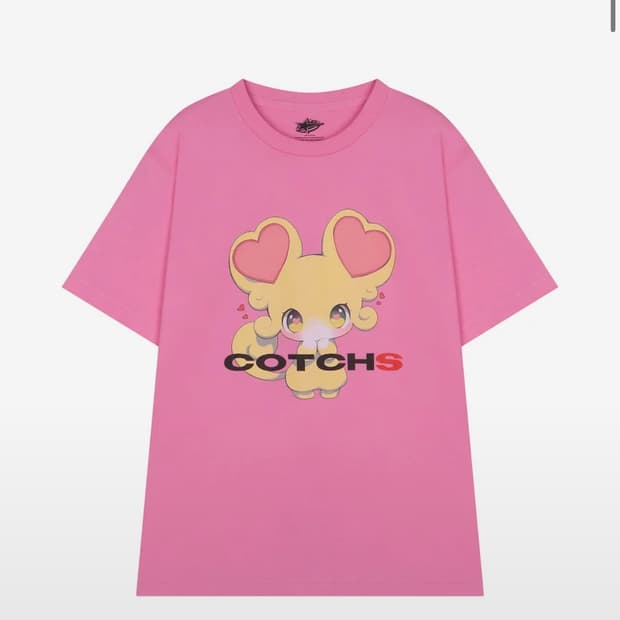 카치스 반팔 PEARLY T-SHIRT-PINK