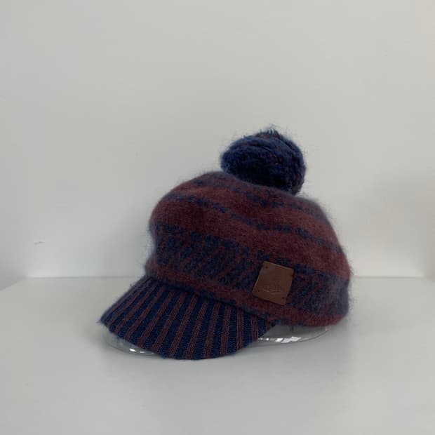 비비안 웨스트우드 오브 로고 폼폼 비니 