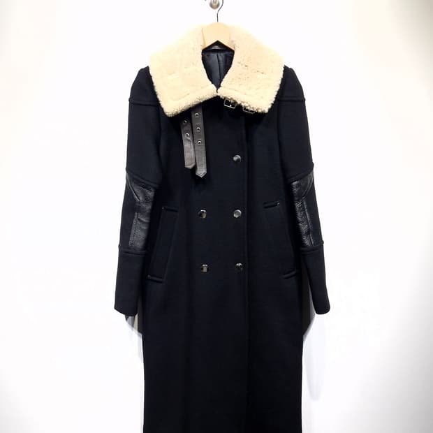 JS뉴욕. 양털카라 무스탕코트