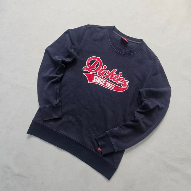 S 디키즈 여성 빅로고 맨투맨 0325Y