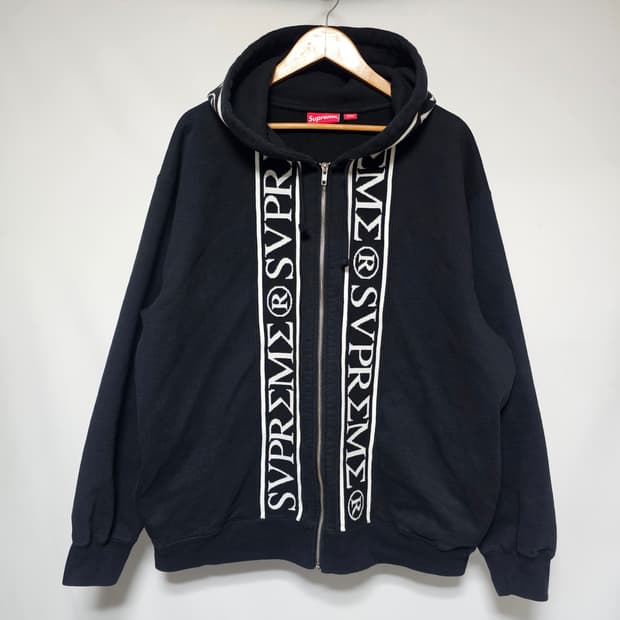 슈프림 로만 후드집업 XL