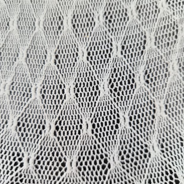 WORLD RHYTHM 화이트 메쉬 망사 팬티스타킹