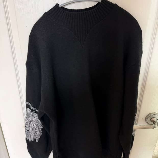 [48] 송지오옴므 자수 니트