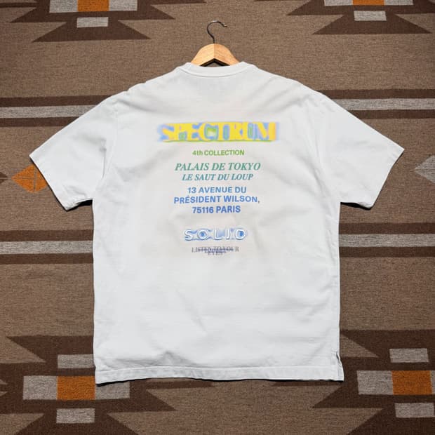솔리드옴므 스펙트럼 반팔 화이트 L
